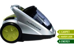 Hoover Hurricane Pets Bagless Cylinder Vacuum Cleaner